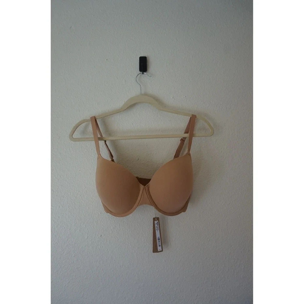 NWT SKIMS Fits Everybody T-Shirt Bra Underwire Ochre‎ 32DDD - Picture 2 of 4
